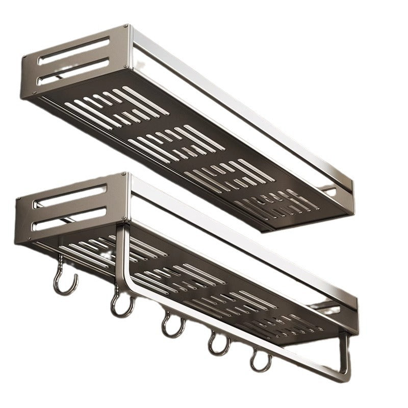 Space Aluminum Bathroom Towel Storage Shelf