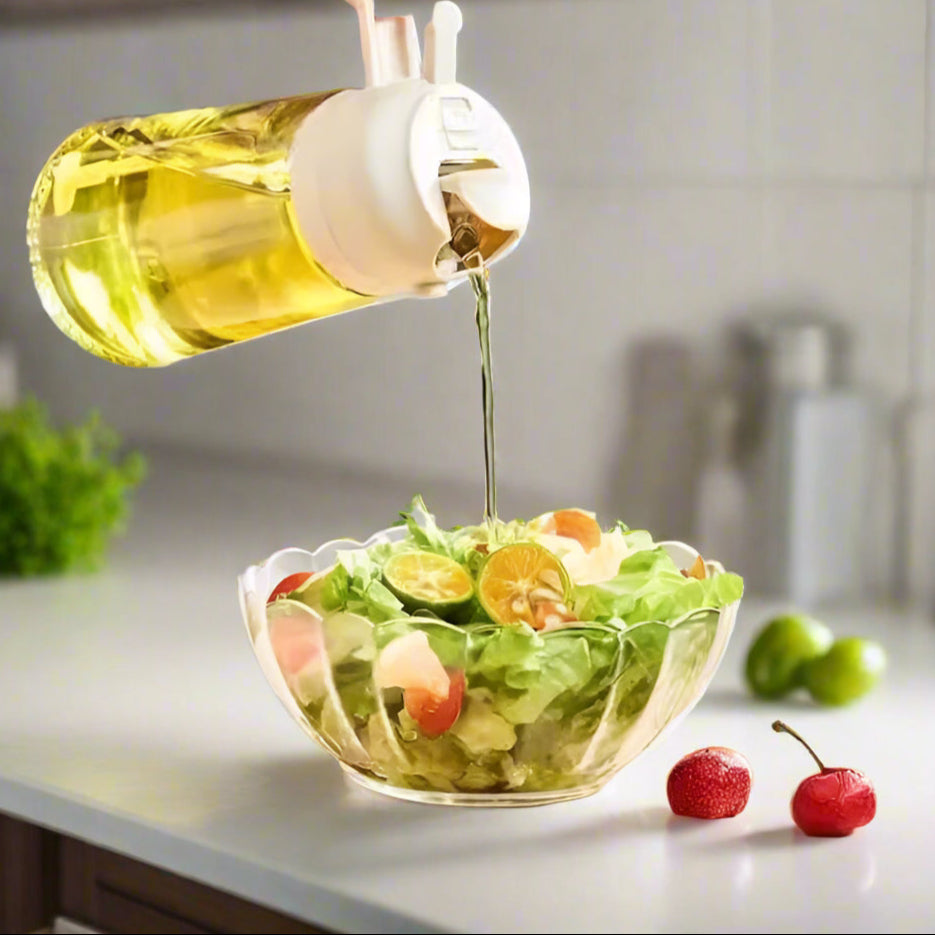 Auto Spray Oil Bottle with No-Drip Design