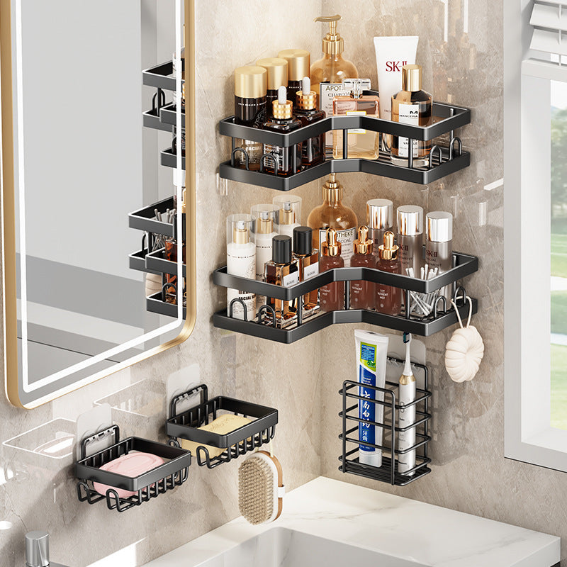 Triangle Wall-Mounted Toilet Corner Rack