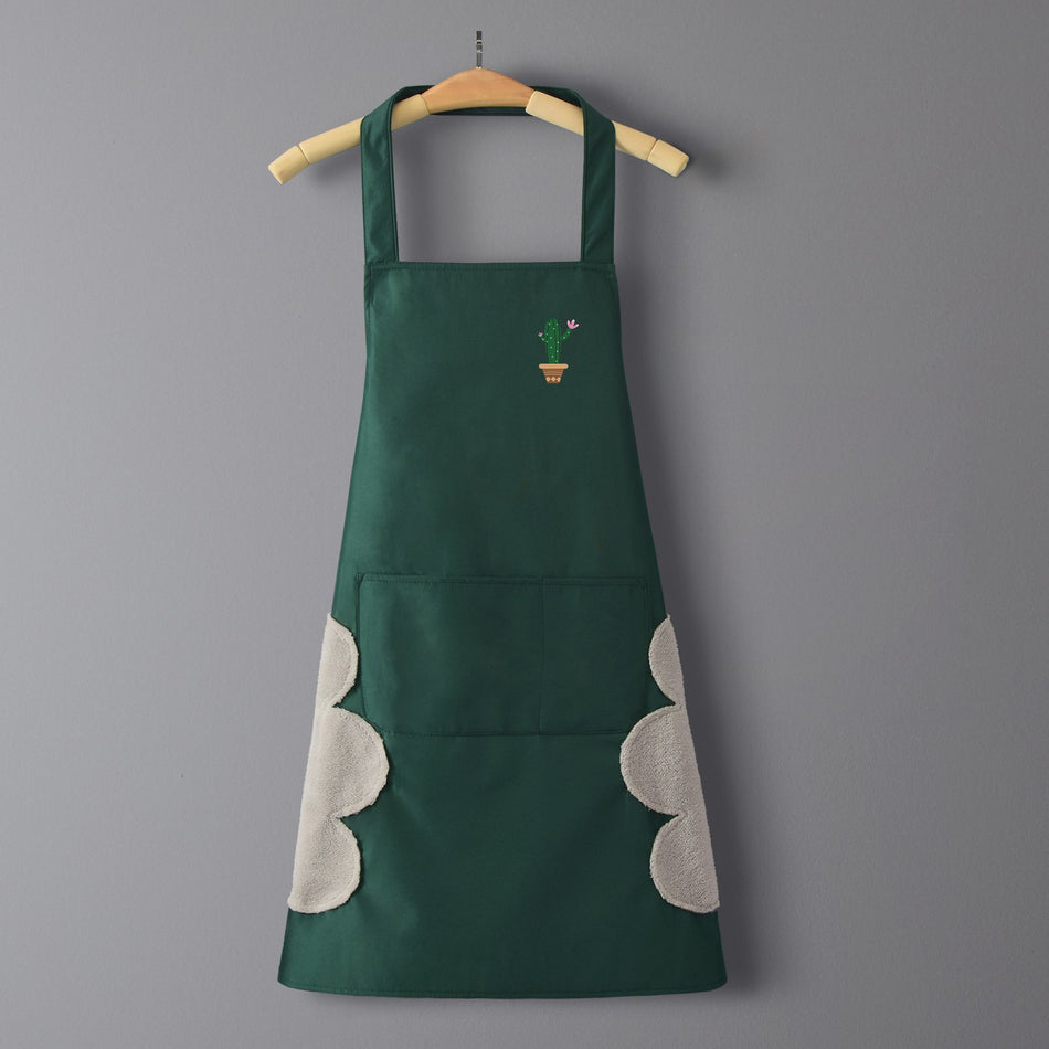 Cute Waterproof Anti-Fouling Kitchen Apron for Women