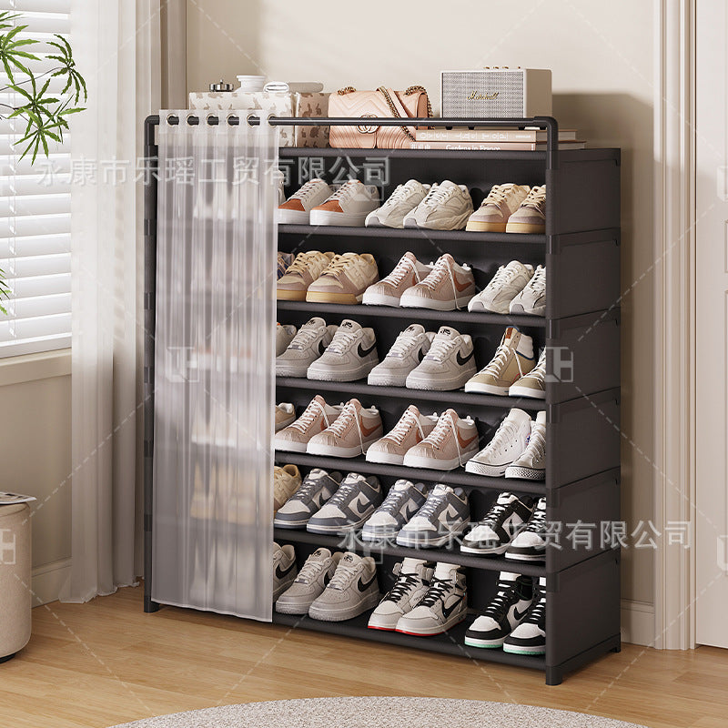 Wall-Mounted Multi-Layer Shoe Cabinet Home Storage Rack