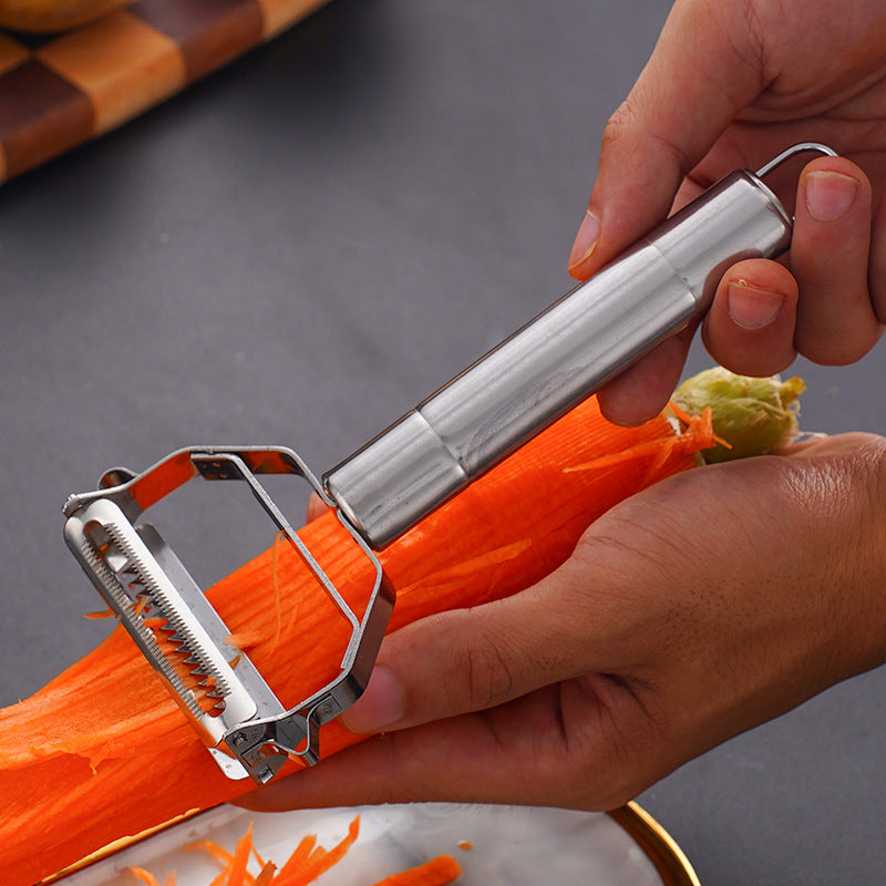 Three-in-One Stainless Steel Peeler - 2 Pc