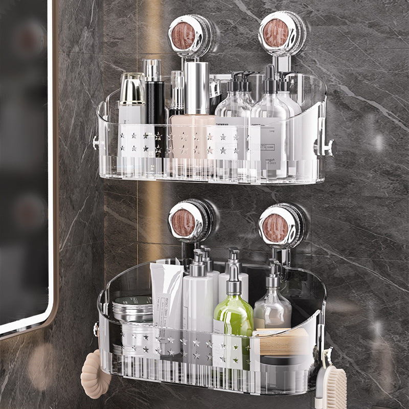 Punch-Free Wall-Mounted Storage Box Shelf