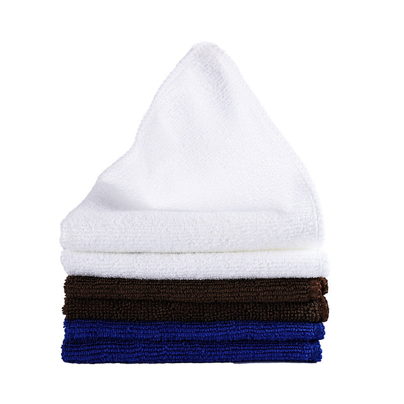 Absorbent Small Bar & Kitchen Towel – White & Coffee