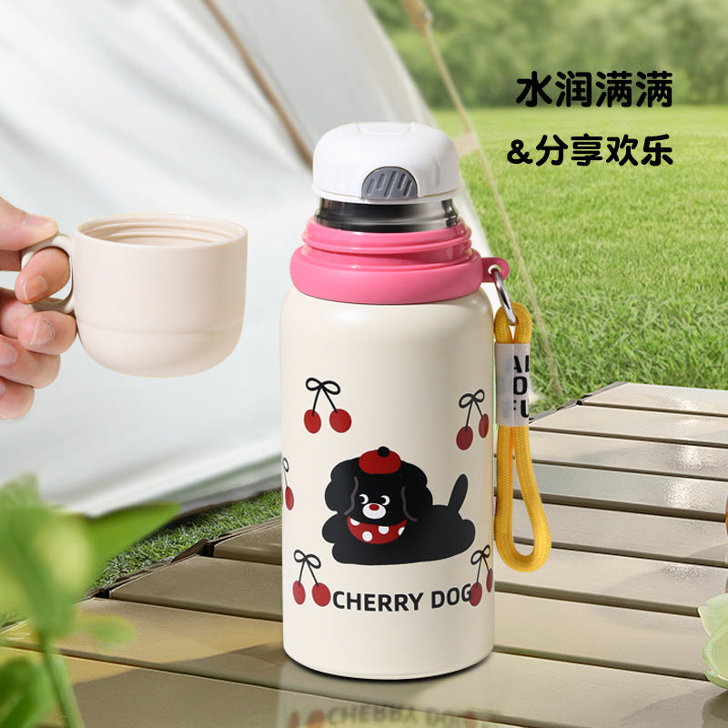 316 Steel Thermos for Kids – Dual Drinking & Gift-Ready