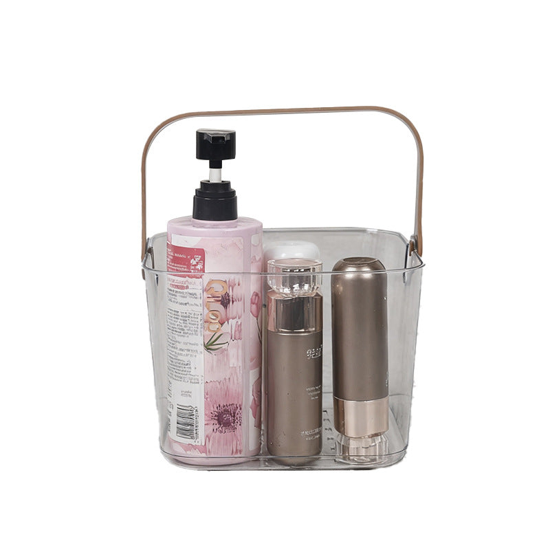 Transparent Plastic Bathroom Toiletries Organizer
