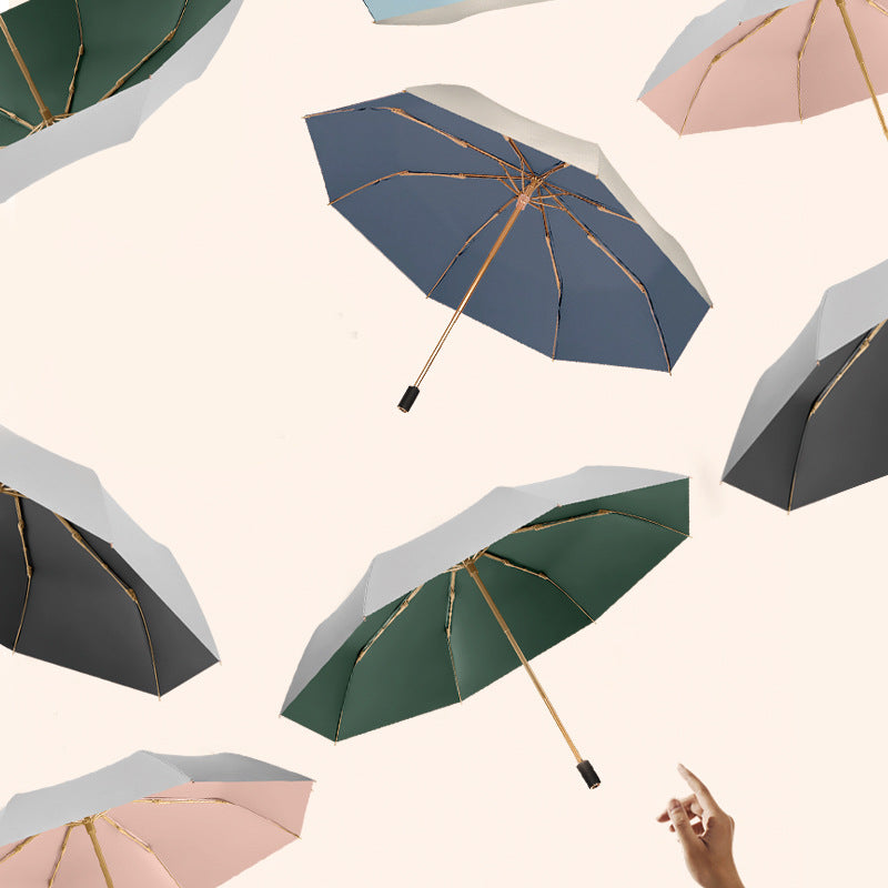 Double-Layer Titanium Sun Umbrella for UV Protection