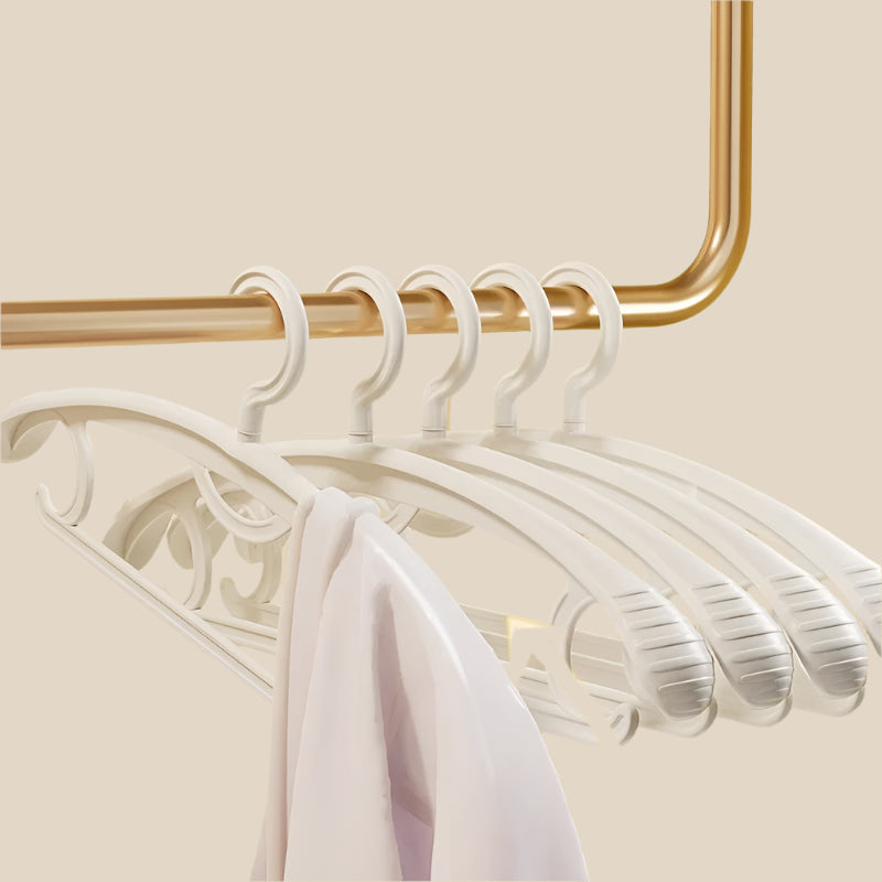 Wide Shoulder Non-Slip Student Dormitory Hanger (10 pc)