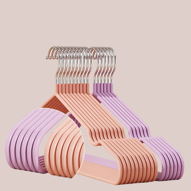 Wet & Dry Non-Slip Dormitory Clothes Hanger (10 pc)
