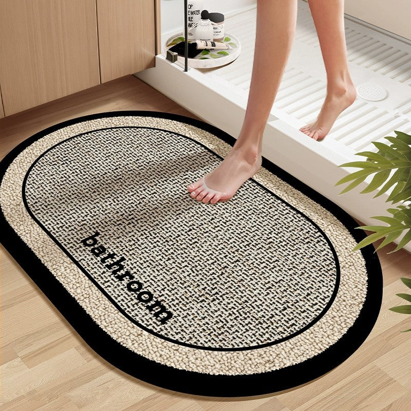 Diatom Mud Non-Slip Bathroom Door Mat