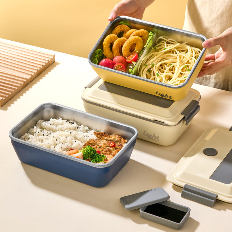 304 Stainless Steel Lunch Box – Microwave & Portable
