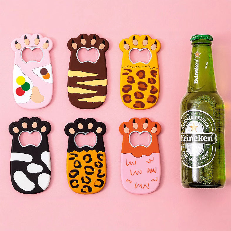 3D Fat Cat Claw Magnetic Bottle Opener