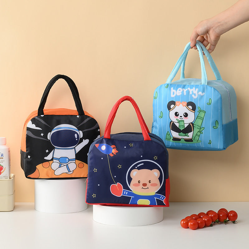 Cartoon Aluminum Foil Insulated Lunch Satchel