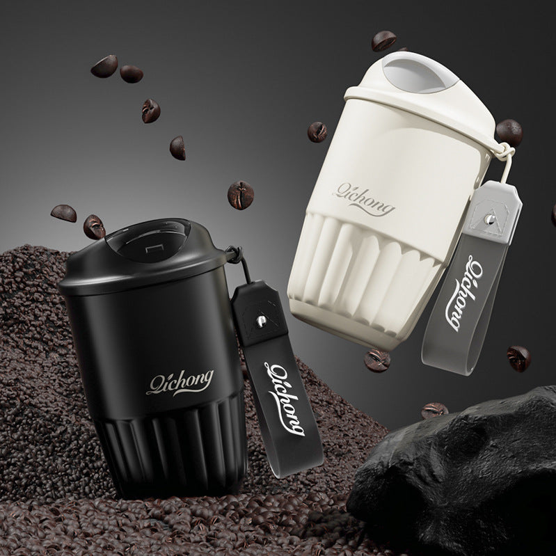 Trendy 316 Steel Travel Mug – Ceramic Lined Coffee Cup