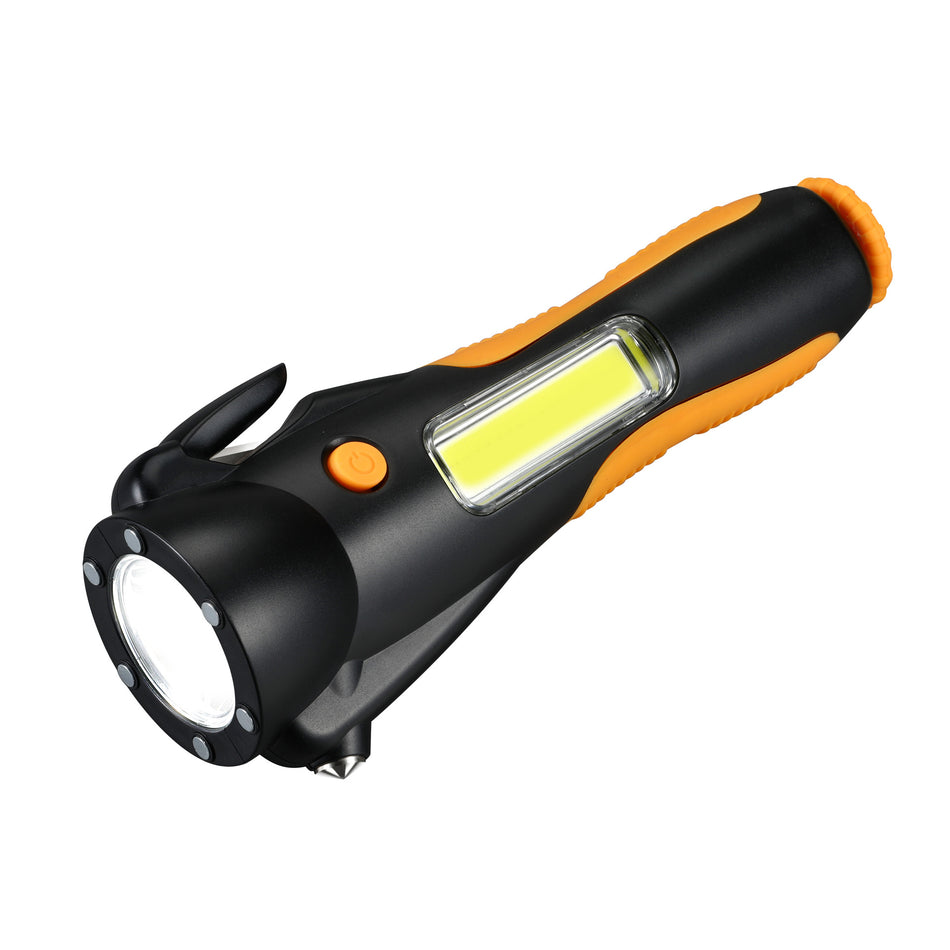 Car Safety Hammer with Strong Flashlight – Emergency Window Breaker & Life-Saving Escape Tool