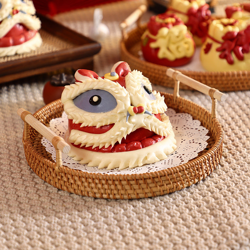 Vietnamese Rattan Woven Tray | Fruit & Breakfast Basket