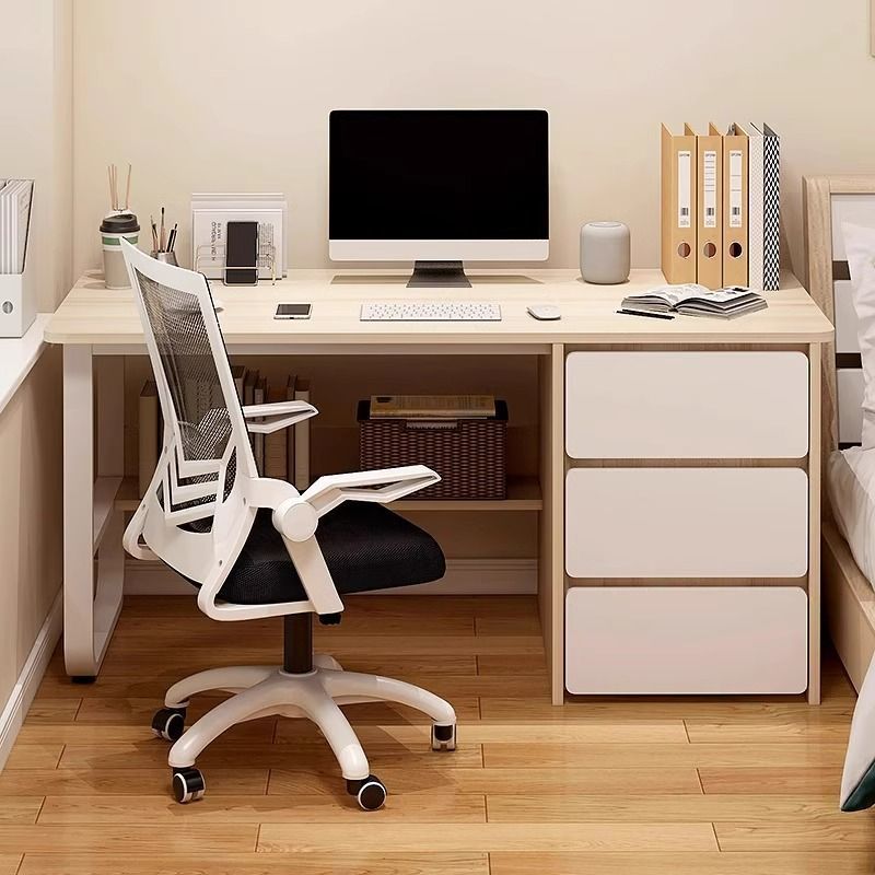 Simple Student & Home Desk with Drawers
